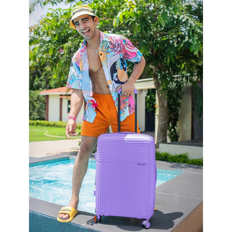 Krabi Expander TSA Lock Polypropylene Large Purple Trolley Bag – 28 Inch (75 cm)