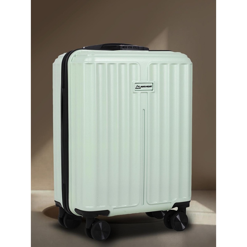 MOVE-MEANT Polycarbonate 8 wheel Hard Small Cabin Trolley Suitcase 55 cm