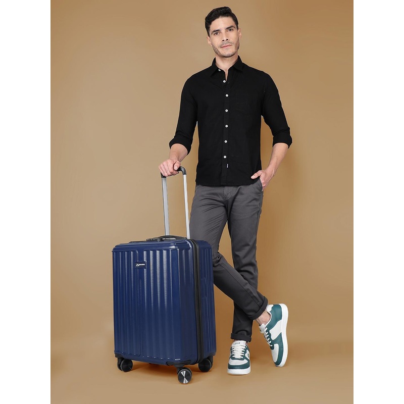MOVE-MEANT Roamify Polycarbonate 8 wheel Hard Small Cabin Trolley Suitcase 55 cm