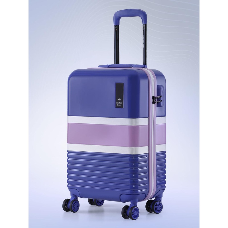 Nasher Miles Mexico Polycarbonate Cabin Blue Pink Trolley Bag – 20 inch (55cm)
