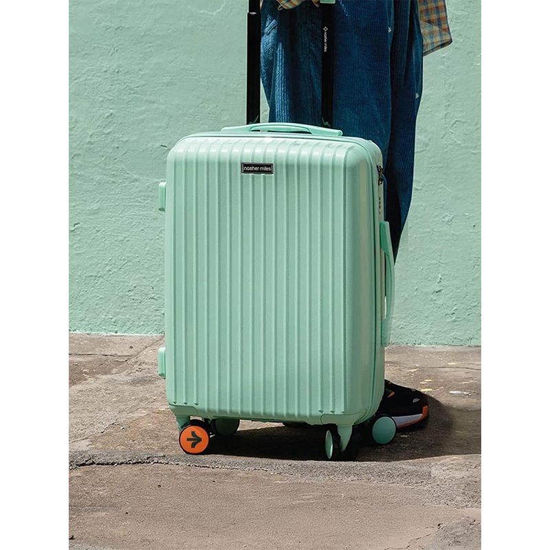 Nasher Miles Pondicherry Polypropylene Cabin Green Trolley Bag – 20 inch (55cm)