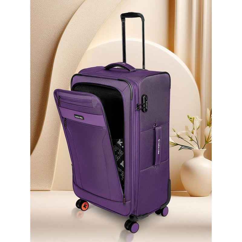 Nasher Miles Soft-Sided Large Trolley Suitcase