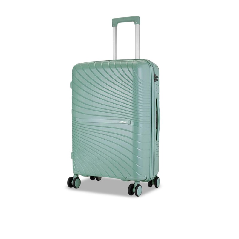 Safari Atlantis Unisex Textured Hard-Sided Medium Trolley Bag