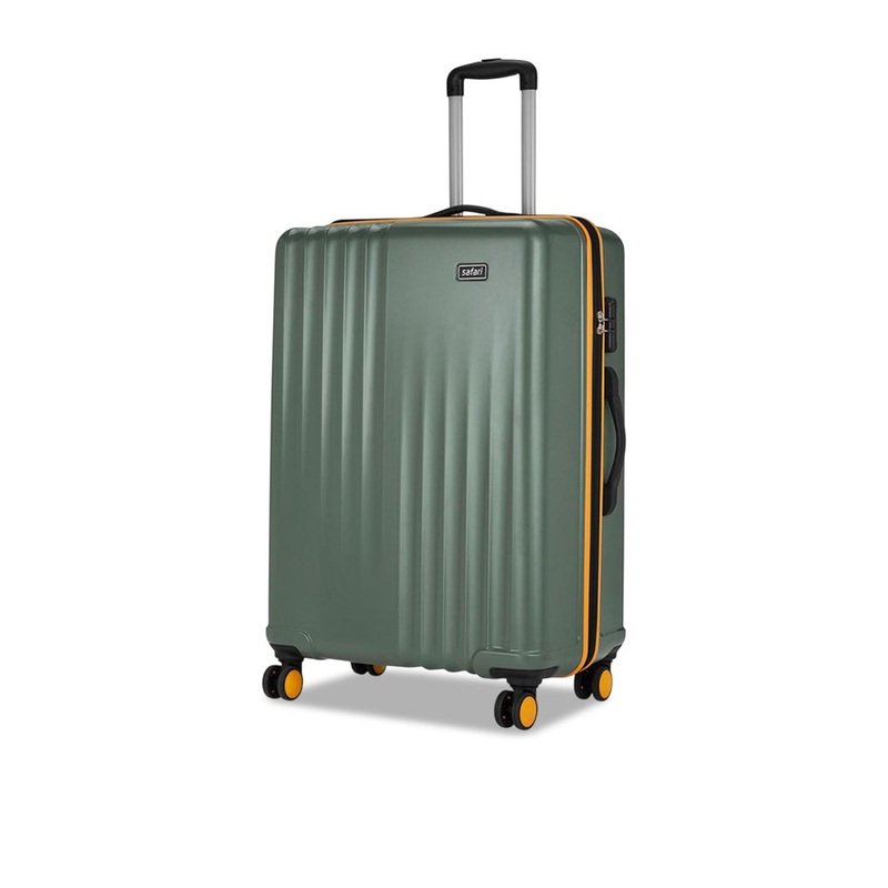 Safari Textured Hard-Sided Large Trolley Bag