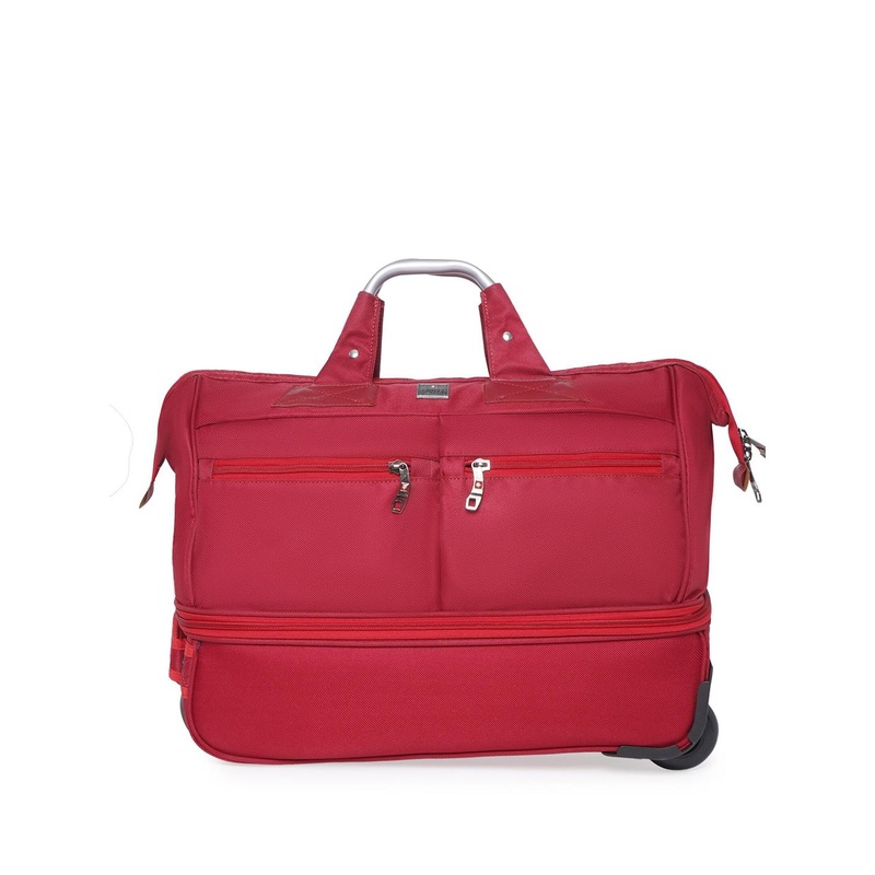 SWISS MILITARY  Double Decker Duffle Trolley cum Overnighter Trolley Bag-53L