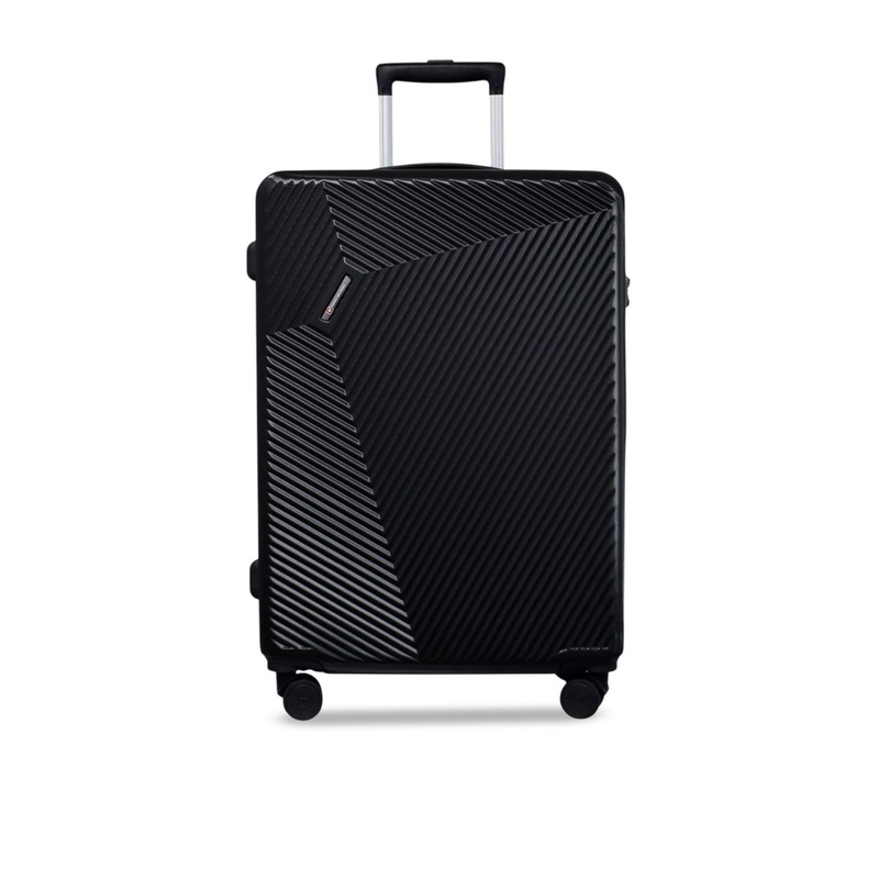 SWISS MILITARY Lithane Textured Water-Resistant Hard-Sided Large Trolley Bags-79cm