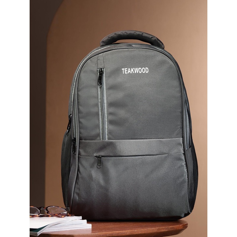 Teakwood Leathers Unisex Laptop Compartment – 15 Inch Water Resistance Solid Backpack