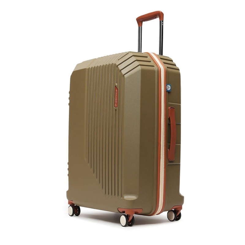 uppercase Vector Textured Hard-Sided Large Trolley Bag