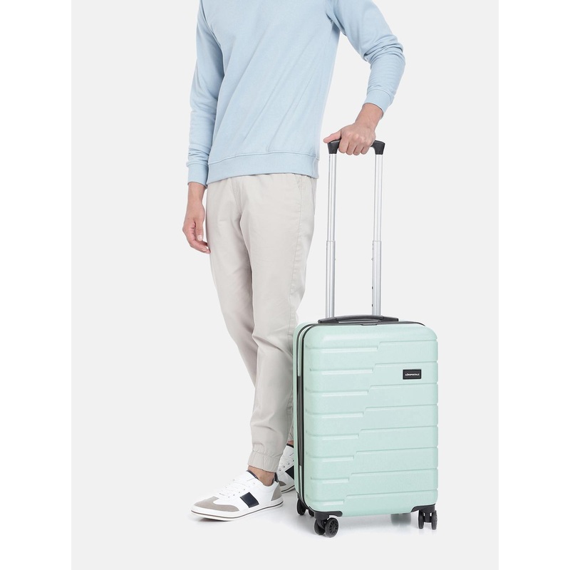 Aeropostale Textured Hard-Sided Trolley Cabin Trolley Suitcase