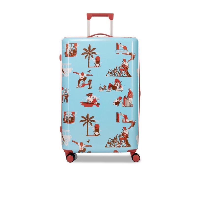 AMERICAN TOURISTER Lc Masaba Printed Hard-Sided Large Trolley Bag