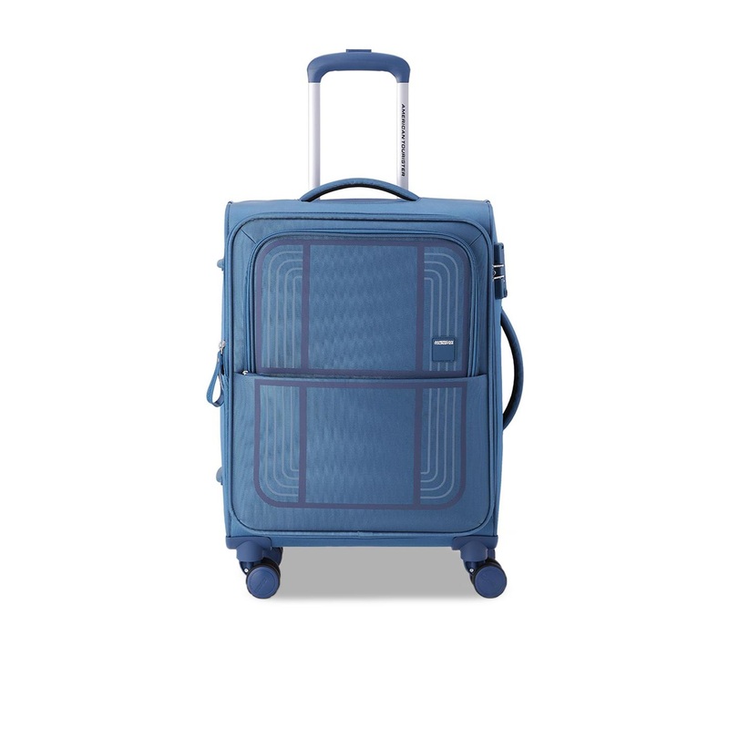 AMERICAN TOURISTER Textured Hard-Sided Small Trolley Bag
