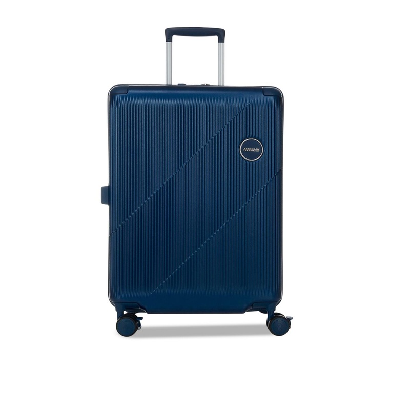 AMERICAN TOURISTER Textured Hard-Sided Water Resistant Large Trolley Bag