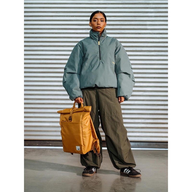 DailyObjects Unisex Roll Top Solid Backpack