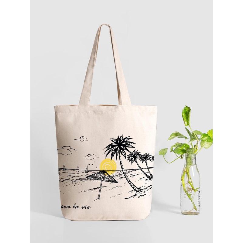 EcoRight Zipper Tote Bag – Sea La Vie