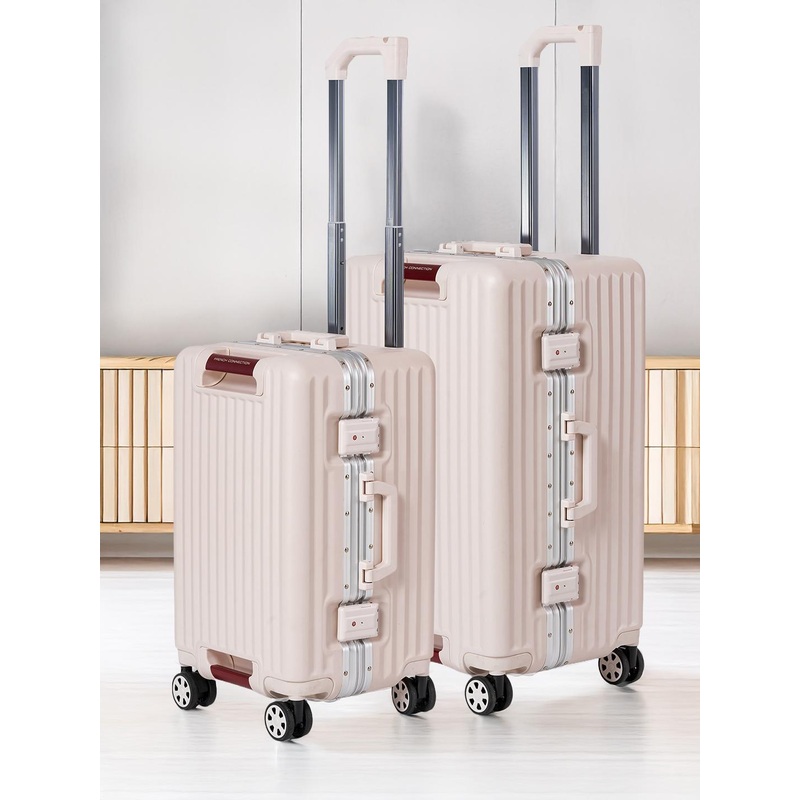 French Connection Set of 2 360-Degree Rotation Hard Case Trolley Bag- 75L