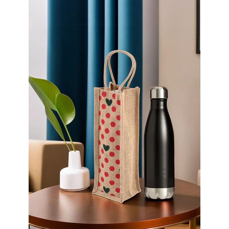 Kuber Industries Set of 2 Striped Tasselled Shopper Tote Bag