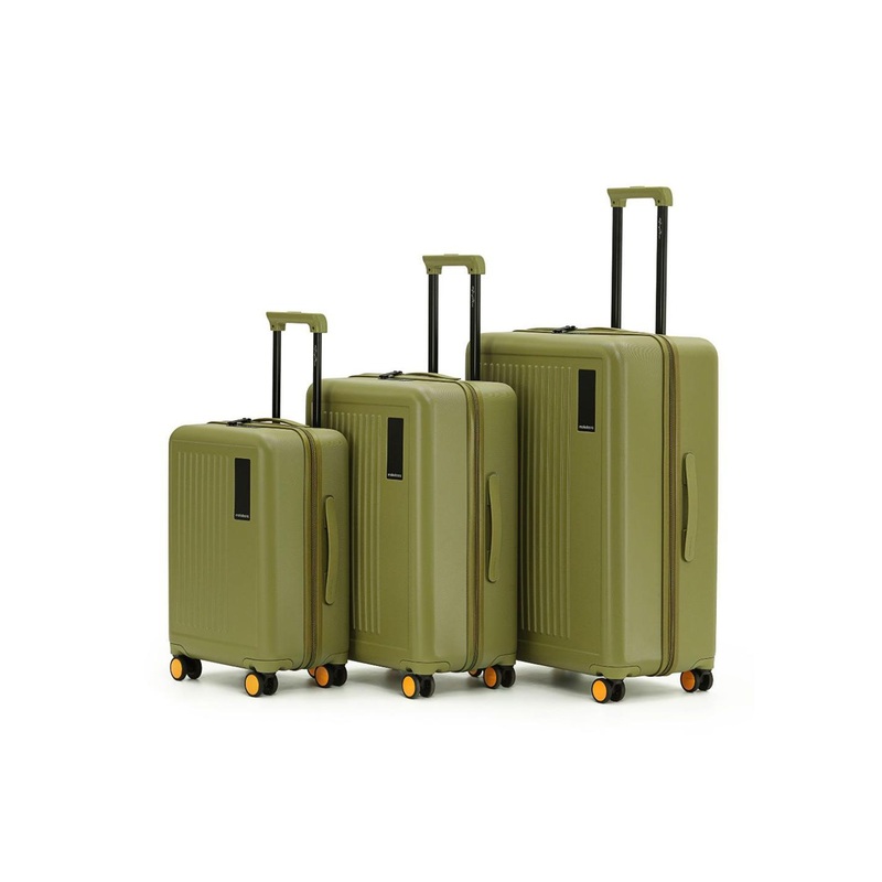 MOKOBARA The Transit Luggage Set of 3 Hard Sided Trolley Bag