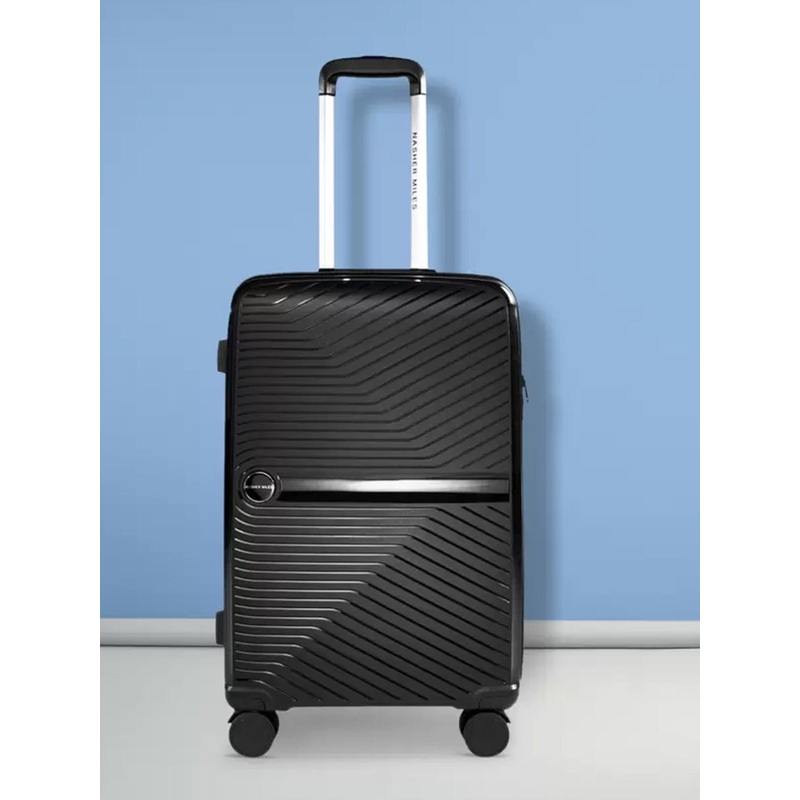 Nasher Miles Bruges Textured Soft Sided Large Trolley Suitcase – 71 cm