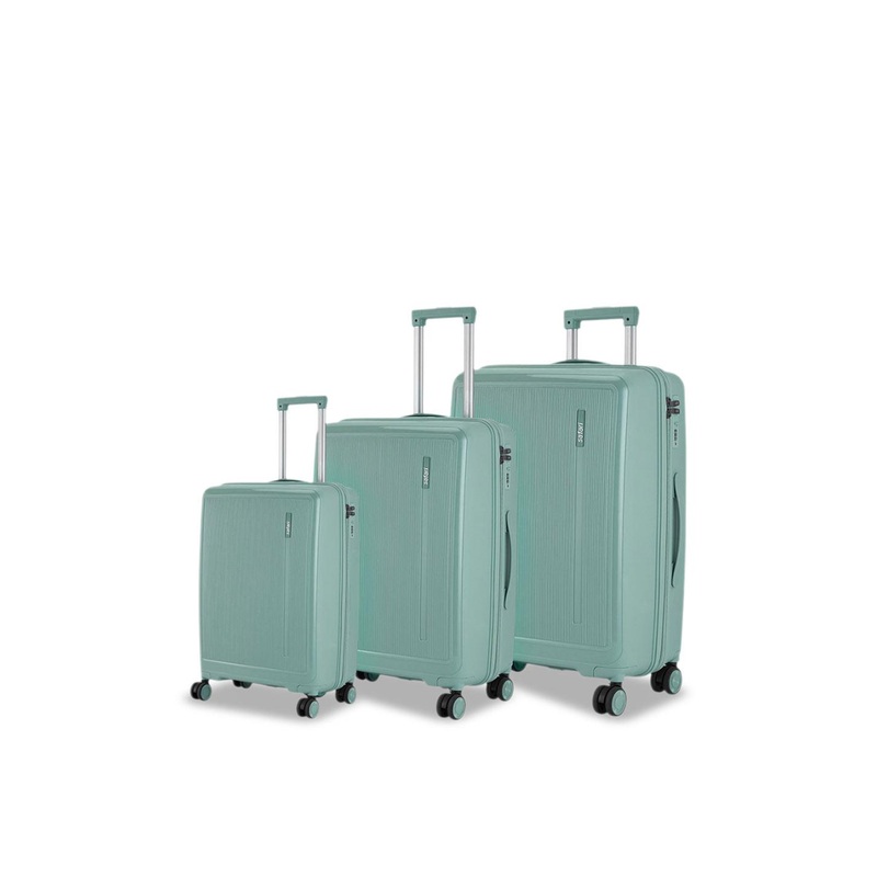 Safari Cooper Set Of 3 8 Wheels Hard-Sided Trolley Bag