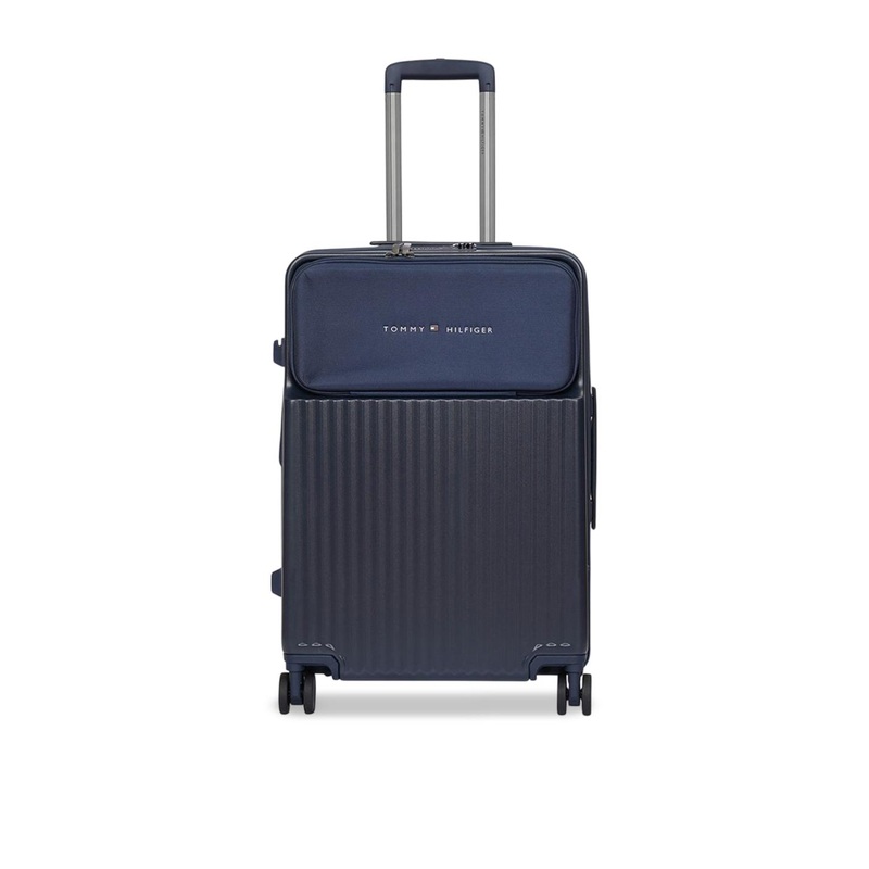 Tommy Hilfiger Pittsburg Textured Hard-Sided Medium Trolley Bag
