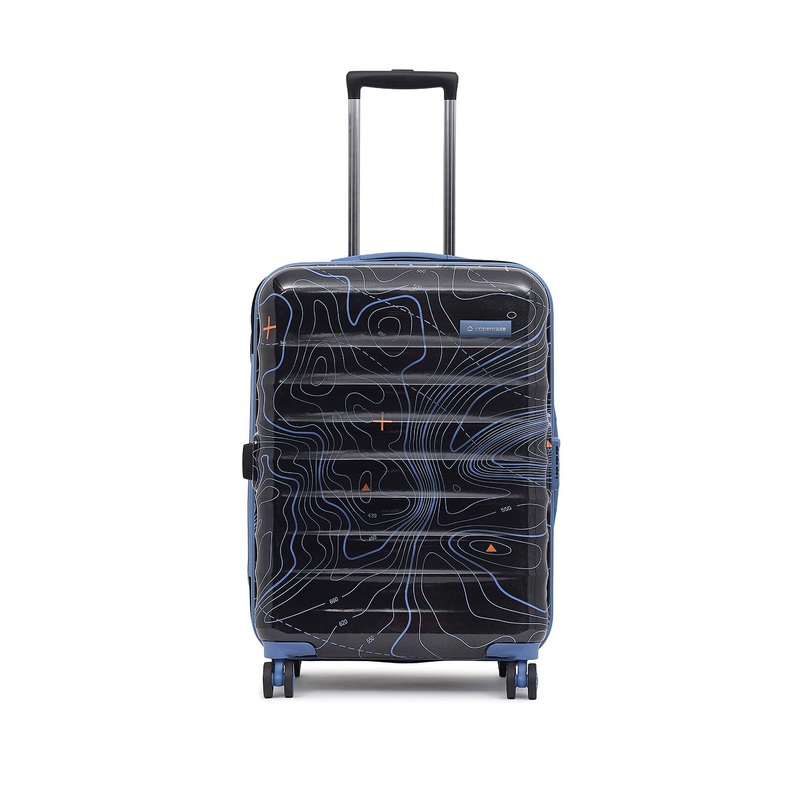 uppercase JFK Topo Printed Hard-Sided Trolley Bag