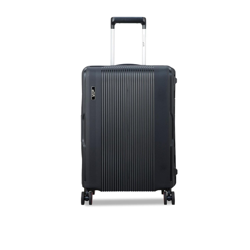 VIP Unisex Textured Maestronxt Hard-Sided Cabin Luggage Strolley Suitcase