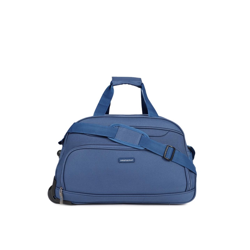 Aristocrat Unisex Blue DART Cabin Duffel Trolley Bag