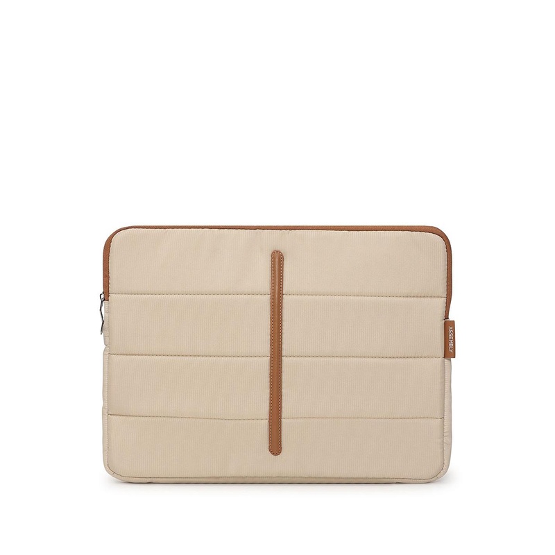 Assembly Unisex Odyssey Biege Premium Laptop Sleeve Bag