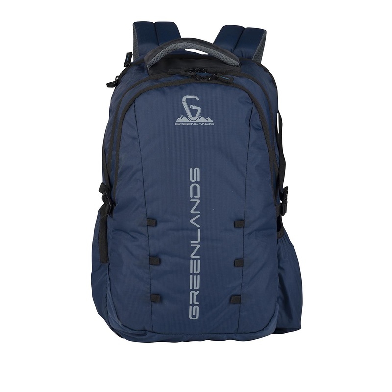 GREENLANDS Men Ergonomic Backpack with Attached Rain Cover