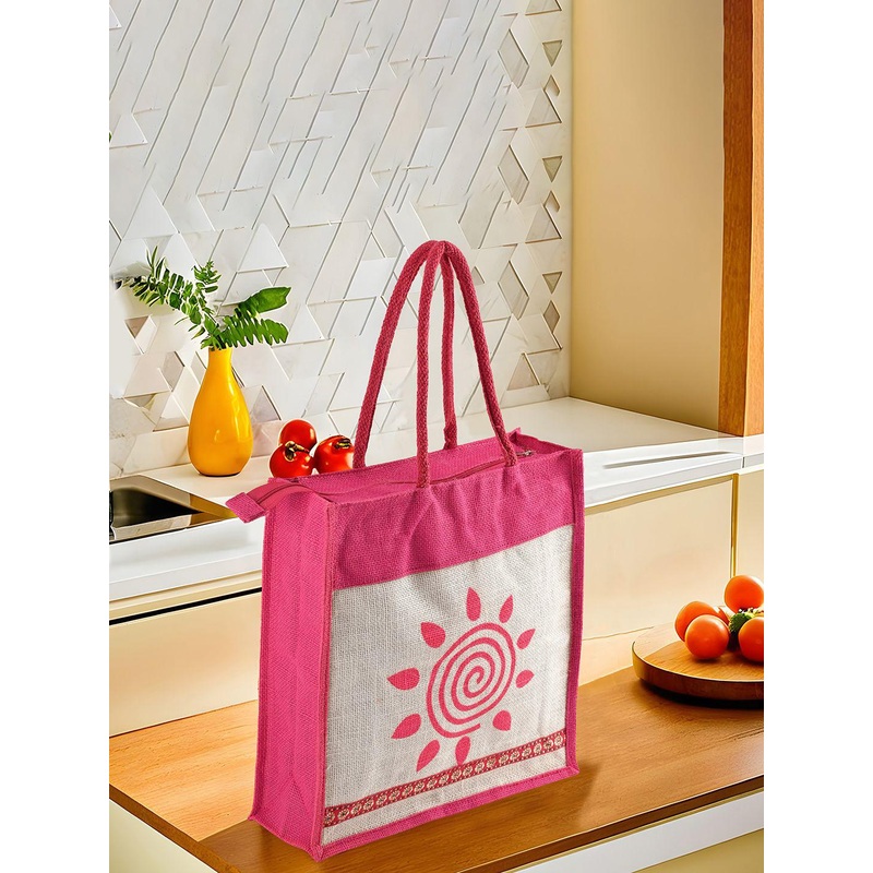 Kuber Industries Unisex Graphic Printed Shopper Handheld Bag