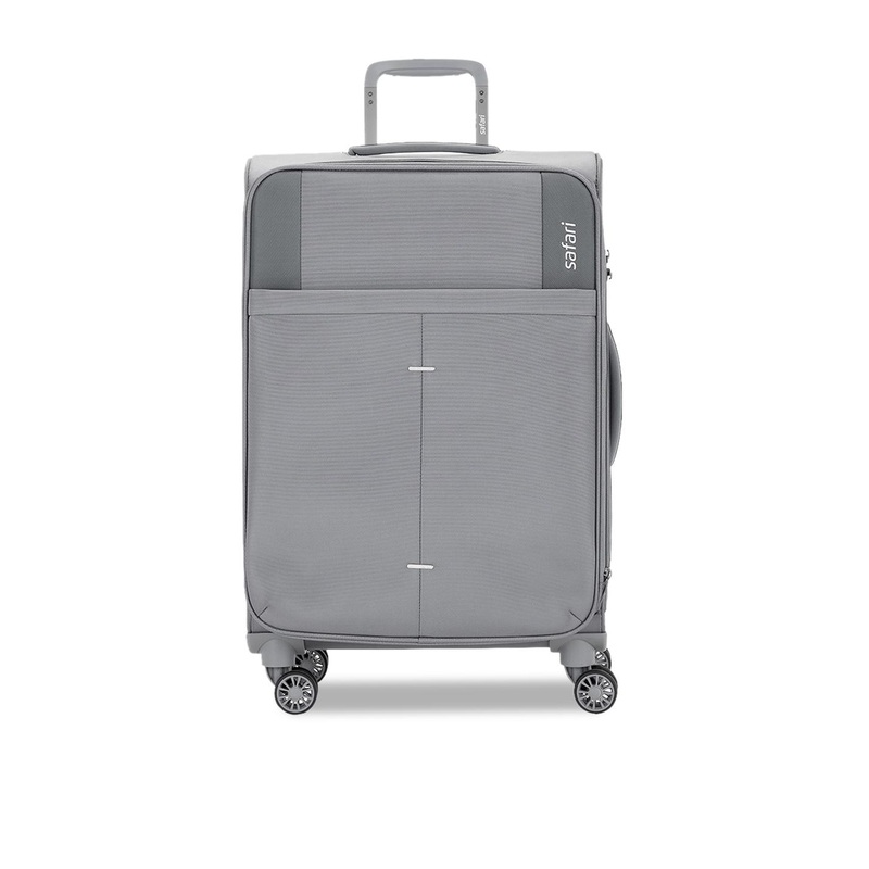 Safari Select Airpro Grey Ultra Lightweight with TSA Lock Large Trolley Bag 78 Cm