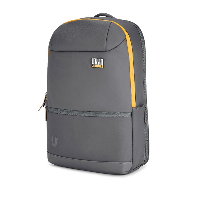 Urban Jungle By Safari Unisex Grey Water Resistant Laptop Backpack 22 Liters