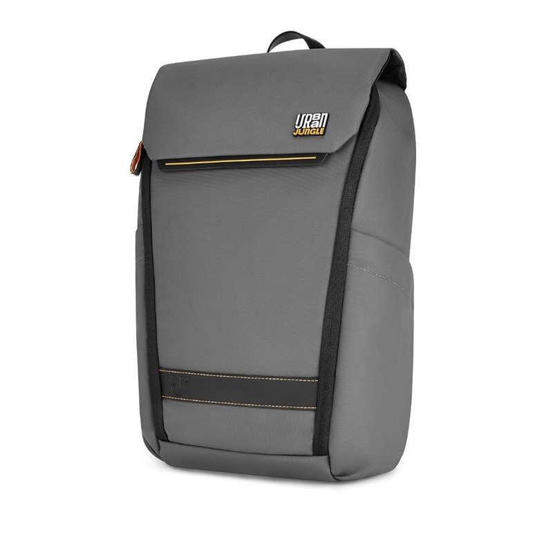 Urban Jungle By Safari Unisex Water Resistant Grey Laptop Backpack 13.5 Liters