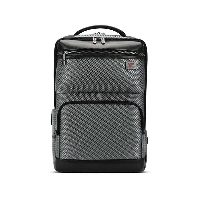 VIP Urban Grey 17 Inch Laptop Backpack 25L with 5L Expander