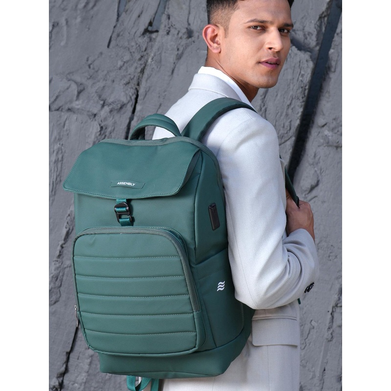 Assembly Unisex Stark Green Premium Laptop Backpack