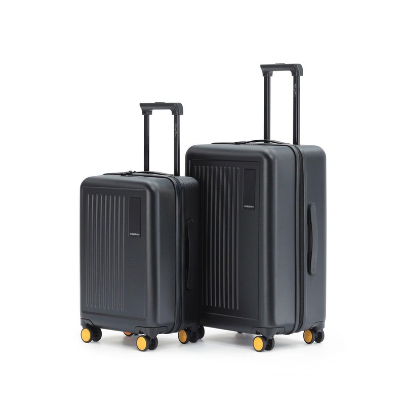 MOKOBARA Set of 2 The Transit Hard Sided Luggage Trolley Bag