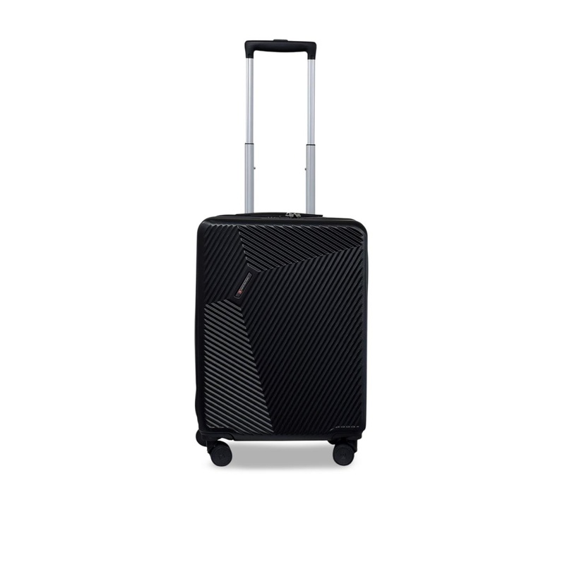 SWISS MILITARY Textured Water-Resistant Hard-Sided Cabin Trolley Bags