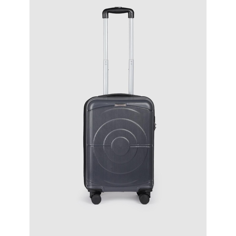 Teakwood Leathers Concentrix 360 Degree Rotation Hard-Sided Cabin-Sized Trolley Bag 38 L