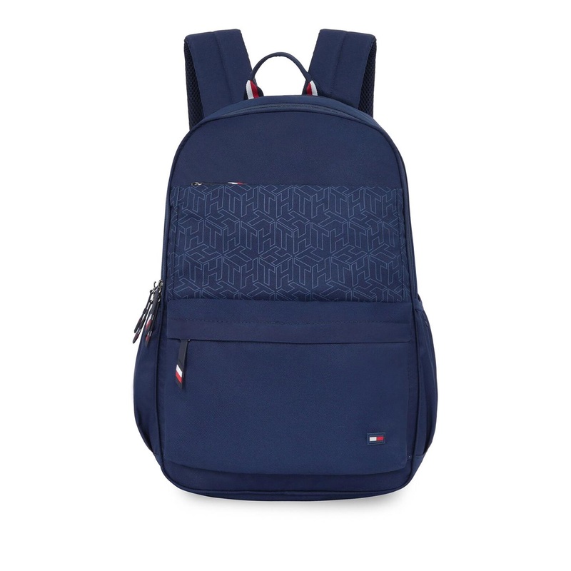 Tommy Hilfiger Unisex Geometric Printed Backpack 26L