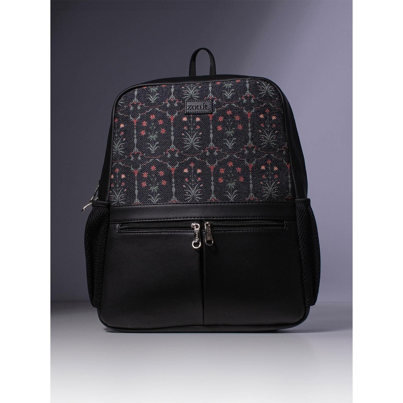 ZOUK Unisex Textured Synthetic Backpacks