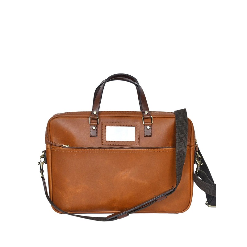 Celtic Unisex Solid Leather Laptop Bag