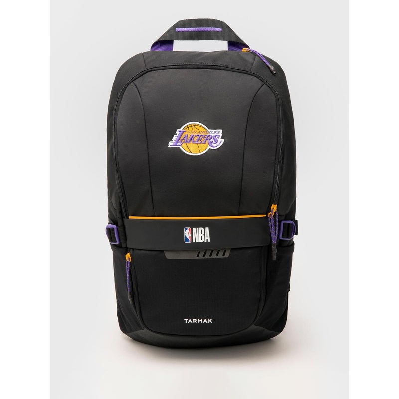 Decathlon Black Nba 25L Multicompartment Los Angeles Lakers Sports Backpack Bag