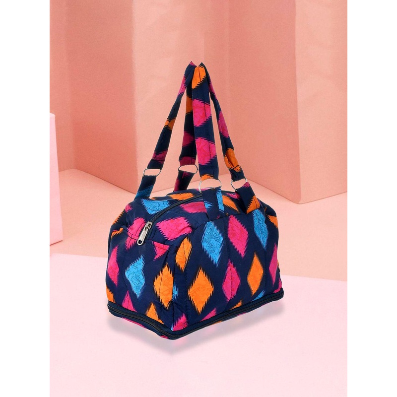 Kuber Industries Colourblocked Shopper Shoulder Bag with Tasselled