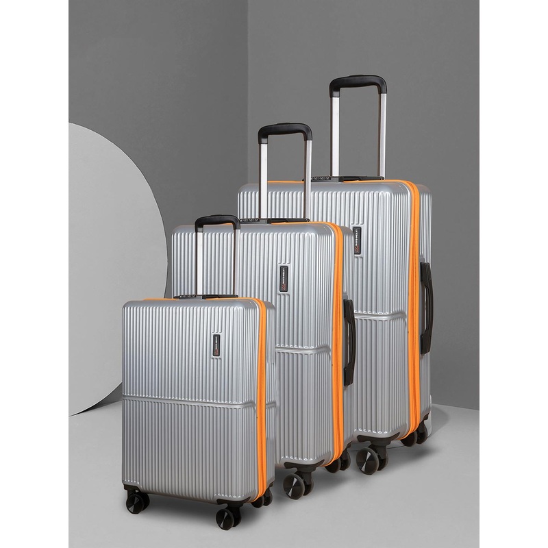 MOVE-MEANT Glide Polycarbonate 8 wheel Small, Medium & Large Trolley Suitcase-55,66&75 Cm
