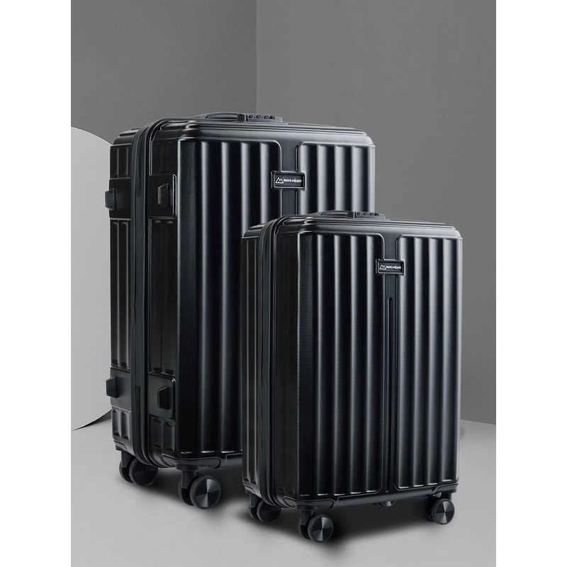 MOVE-MEANT Roamify Polycarbonate 8 wheel Hard Small & Medium Trolley Suitcase