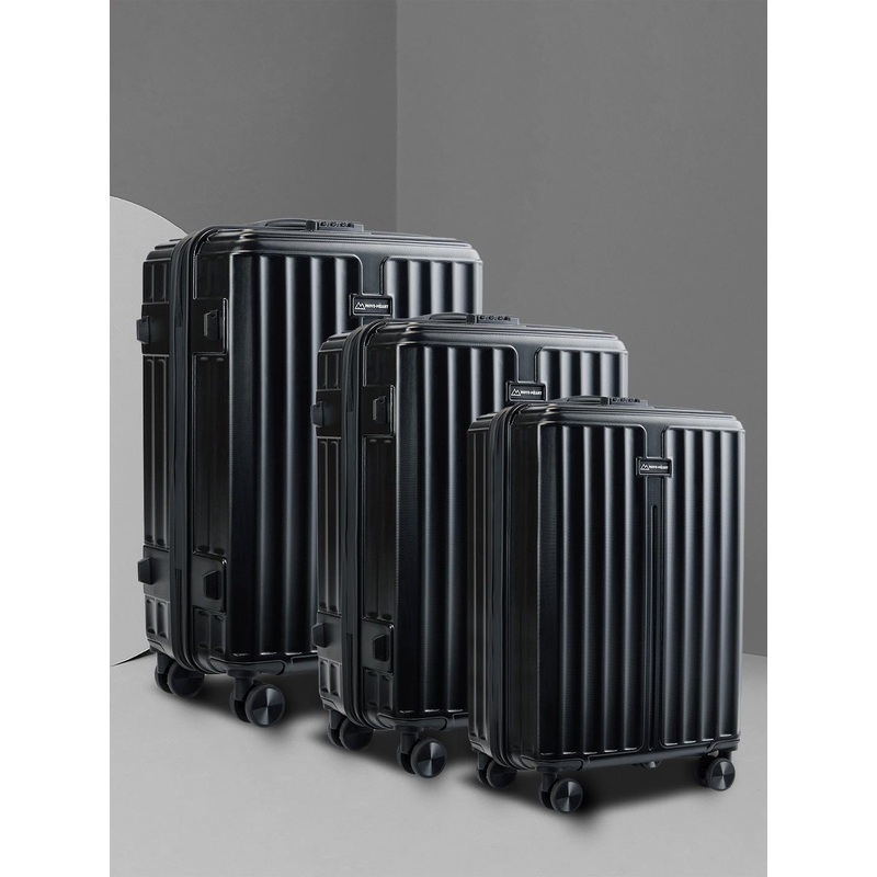 Move-Meant Unisex Pack of 3  Hard Small, Medium & Large Trolley Suitcase