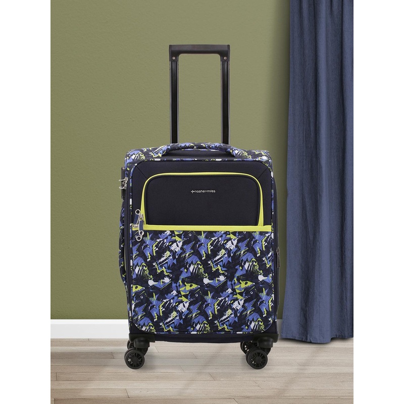 Nasher Miles Unisex Water Resistant Soft-Sided Cabin Trolley Suitcase