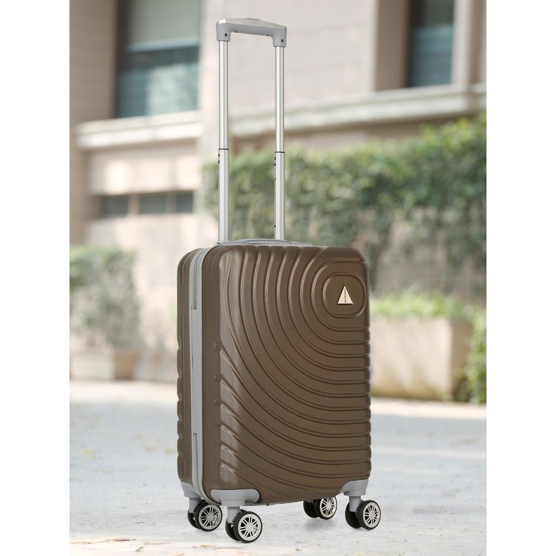 Teakwood Leathers Hard-Sided Cabin Trolley Suitcase