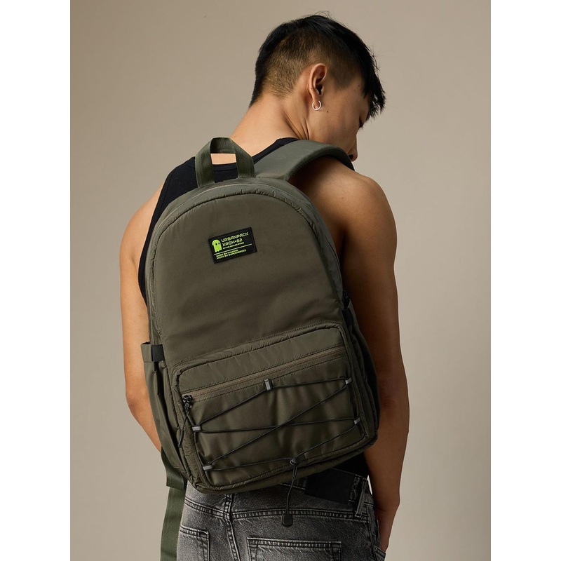 The Souled Store Men Army Green Backpack
