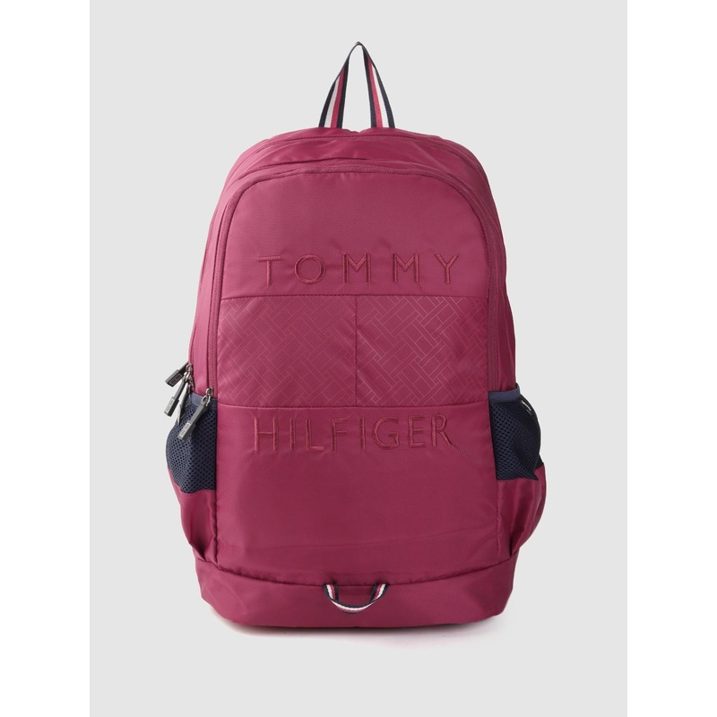 Tommy Hilfiger Unisex Typography Embroidered Backpack